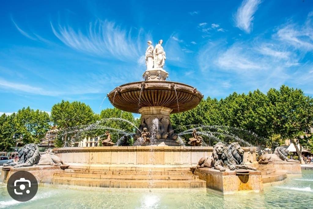Joli T2 Lumineux Avec Balcon Et Wifi - Proche Cv Apartment Aix-en-Provence Luaran gambar