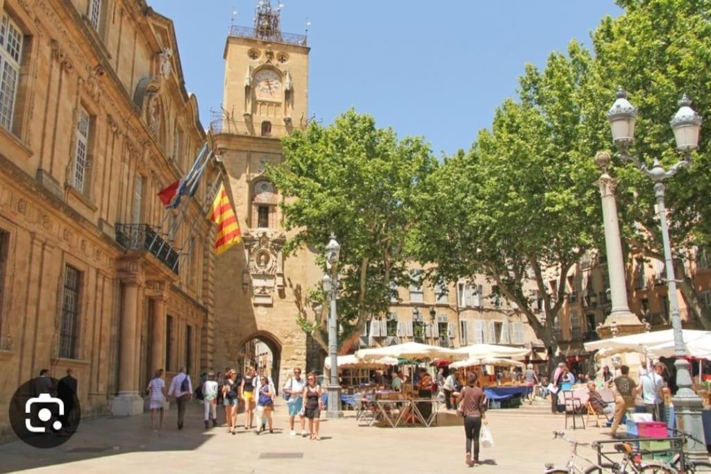 Joli T2 Lumineux Avec Balcon Et Wifi - Proche Cv Apartment Aix-en-Provence Luaran gambar